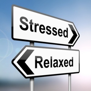 Stressed or relaxed.